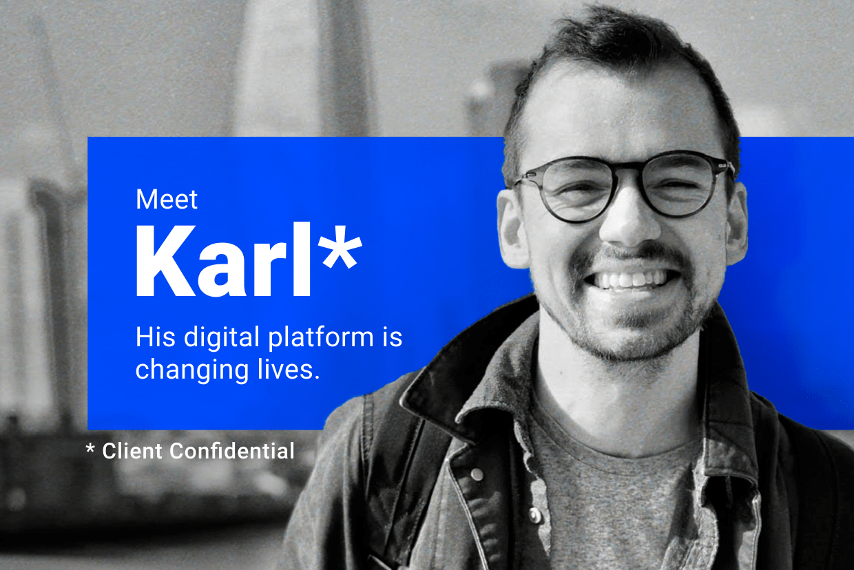 Karl Brown, Co-Founder & CEO of Self-development app Curv in an interview with digital agency Despark